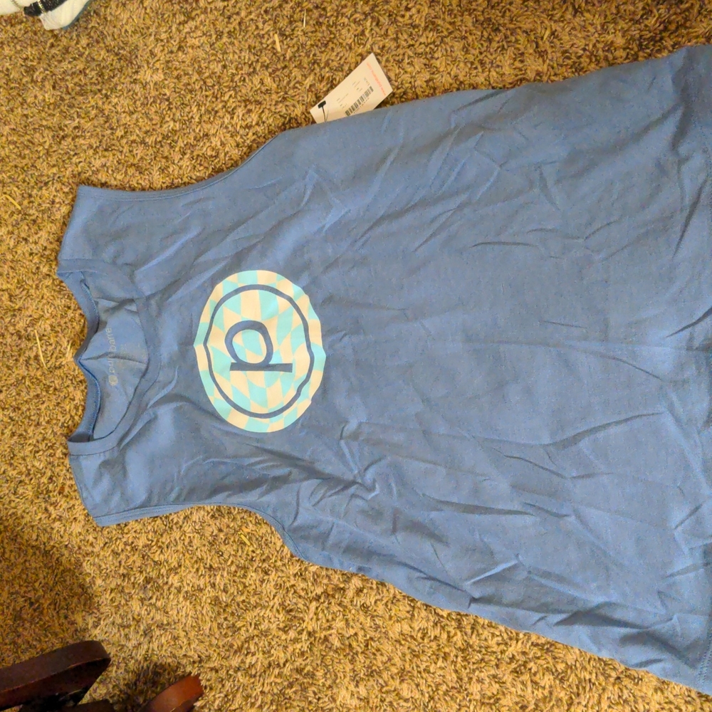 Pure Barre Blue Sleeveless Top